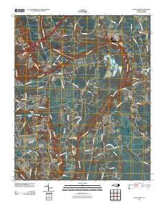 Cedar Creek North Carolina Historical topographic map, 1:24000 scale, 7.5 X 7.5 Minute, Year 2010