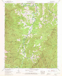 Celo North Carolina Historical topographic map, 1:24000 scale, 7.5 X 7.5 Minute, Year 1960