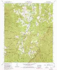 Celo North Carolina Historical topographic map, 1:24000 scale, 7.5 X 7.5 Minute, Year 1960