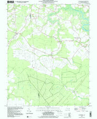 Center Hill North Carolina Historical topographic map, 1:24000 scale, 7.5 X 7.5 Minute, Year 1997
