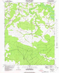 Center Hill North Carolina Historical topographic map, 1:24000 scale, 7.5 X 7.5 Minute, Year 1982