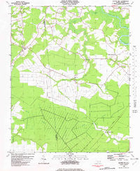 Center Hill North Carolina Historical topographic map, 1:24000 scale, 7.5 X 7.5 Minute, Year 1982