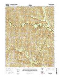 Centerville North Carolina Current topographic map, 1:24000 scale, 7.5 X 7.5 Minute, Year 2016