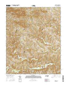 Central North Carolina Current topographic map, 1:24000 scale, 7.5 X 7.5 Minute, Year 2016