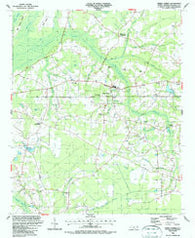 Cerro Gordo North Carolina Historical topographic map, 1:24000 scale, 7.5 X 7.5 Minute, Year 1986