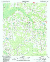 Cerro Gordo North Carolina Historical topographic map, 1:24000 scale, 7.5 X 7.5 Minute, Year 1986