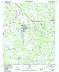 Chadbourn North Carolina Historical topographic map, 1:24000 scale, 7.5 X 7.5 Minute, Year 1986