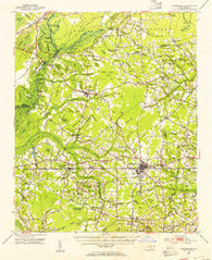 Chadbourn North Carolina Historical topographic map, 1:62500 scale, 15 X 15 Minute, Year 1953