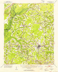 Chadbourn North Carolina Historical topographic map, 1:62500 scale, 15 X 15 Minute, Year 1953