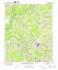 Chadbourn North Carolina Historical topographic map, 1:62500 scale, 15 X 15 Minute, Year 1953