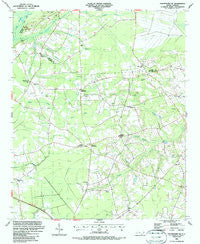 Chadbourn NE North Carolina Historical topographic map, 1:24000 scale, 7.5 X 7.5 Minute, Year 1986