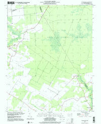 Chapanoke North Carolina Historical topographic map, 1:24000 scale, 7.5 X 7.5 Minute, Year 1997