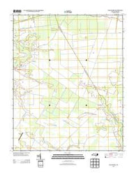 Chapanoke North Carolina Historical topographic map, 1:24000 scale, 7.5 X 7.5 Minute, Year 2013