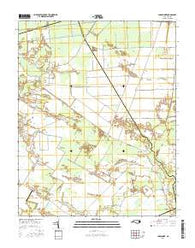 Chapanoke North Carolina Current topographic map, 1:24000 scale, 7.5 X 7.5 Minute, Year 2016