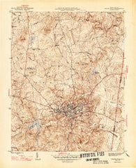 Chapel Hill North Carolina Historical topographic map, 1:31680 scale, 7.5 X 7.5 Minute, Year 1947