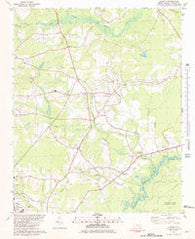 Charity North Carolina Historical topographic map, 1:24000 scale, 7.5 X 7.5 Minute, Year 1981