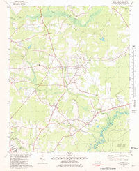 Charity North Carolina Historical topographic map, 1:24000 scale, 7.5 X 7.5 Minute, Year 1981