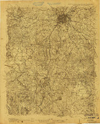 Charlotte North Carolina Historical topographic map, 1:48000 scale, 15 X 15 Minute, Year 1905