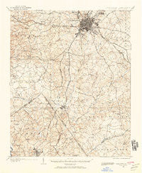 Charlotte North Carolina Historical topographic map, 1:62500 scale, 15 X 15 Minute, Year 1905