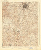 Charlotte North Carolina Historical topographic map, 1:62500 scale, 15 X 15 Minute, Year 1907
