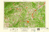 Charlotte North Carolina Historical topographic map, 1:250000 scale, 1 X 2 Degree, Year 1960