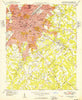 Charlotte East North Carolina Historical topographic map, 1:24000 scale, 7.5 X 7.5 Minute, Year 1949