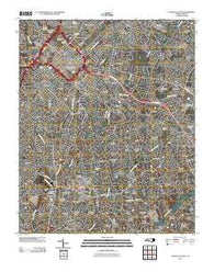 Charlotte East North Carolina Historical topographic map, 1:24000 scale, 7.5 X 7.5 Minute, Year 2010