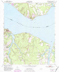 Cherry Point North Carolina Historical topographic map, 1:24000 scale, 7.5 X 7.5 Minute, Year 1949