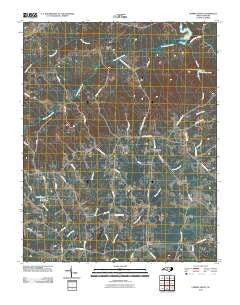 Cherry Grove North Carolina Historical topographic map, 1:24000 scale, 7.5 X 7.5 Minute, Year 2010