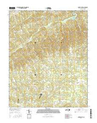 Cherry Grove North Carolina Current topographic map, 1:24000 scale, 7.5 X 7.5 Minute, Year 2016
