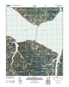Cherry Point North Carolina Historical topographic map, 1:24000 scale, 7.5 X 7.5 Minute, Year 2011