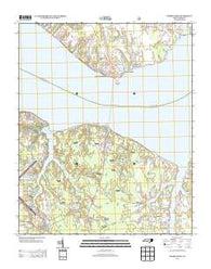 Cherry Point North Carolina Historical topographic map, 1:24000 scale, 7.5 X 7.5 Minute, Year 2013