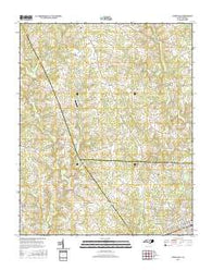 Cherryville North Carolina Current topographic map, 1:24000 scale, 7.5 X 7.5 Minute, Year 2016