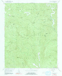 Chestnut Mountain North Carolina Historical topographic map, 1:24000 scale, 7.5 X 7.5 Minute, Year 1956