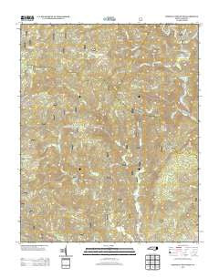 Chestnut Mountain North Carolina Historical topographic map, 1:24000 scale, 7.5 X 7.5 Minute, Year 2013