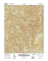 Chestnut Mountain North Carolina Current topographic map, 1:24000 scale, 7.5 X 7.5 Minute, Year 2016
