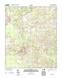 Chinquapin North Carolina Historical topographic map, 1:24000 scale, 7.5 X 7.5 Minute, Year 2013