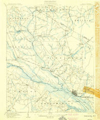 Chocowinity North Carolina Historical topographic map, 1:62500 scale, 15 X 15 Minute, Year 1905
