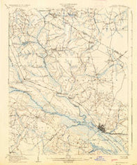 Chocowinity North Carolina Historical topographic map, 1:62500 scale, 15 X 15 Minute, Year 1905