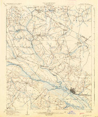 Chocowinity North Carolina Historical topographic map, 1:62500 scale, 15 X 15 Minute, Year 1905