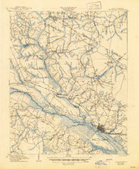 Chocowinity North Carolina Historical topographic map, 1:62500 scale, 15 X 15 Minute, Year 1905