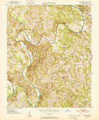 Churchland North Carolina Historical topographic map, 1:24000 scale, 7.5 X 7.5 Minute, Year 1951