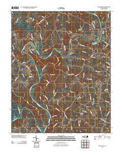 Churchland North Carolina Historical topographic map, 1:24000 scale, 7.5 X 7.5 Minute, Year 2010