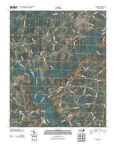 Clarkton North Carolina Historical topographic map, 1:24000 scale, 7.5 X 7.5 Minute, Year 2010