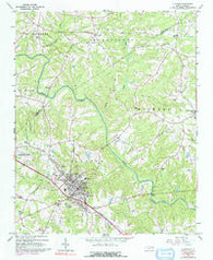 Clayton North Carolina Historical topographic map, 1:24000 scale, 7.5 X 7.5 Minute, Year 1964
