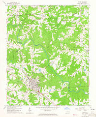 Clayton North Carolina Historical topographic map, 1:24000 scale, 7.5 X 7.5 Minute, Year 1964