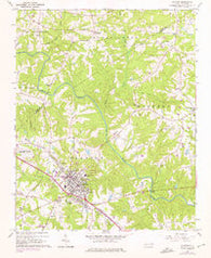 Clayton North Carolina Historical topographic map, 1:24000 scale, 7.5 X 7.5 Minute, Year 1964