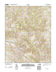 Clayton North Carolina Historical topographic map, 1:24000 scale, 7.5 X 7.5 Minute, Year 2013