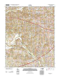 Clemmons North Carolina Historical topographic map, 1:24000 scale, 7.5 X 7.5 Minute, Year 2013