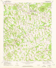 Cleveland North Carolina Historical topographic map, 1:24000 scale, 7.5 X 7.5 Minute, Year 1970